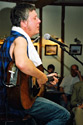 Dave Sharp on stage at The Queens Head 28th August 2002